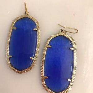 Kendra Scott, Blue Larger Danielle earrings.
